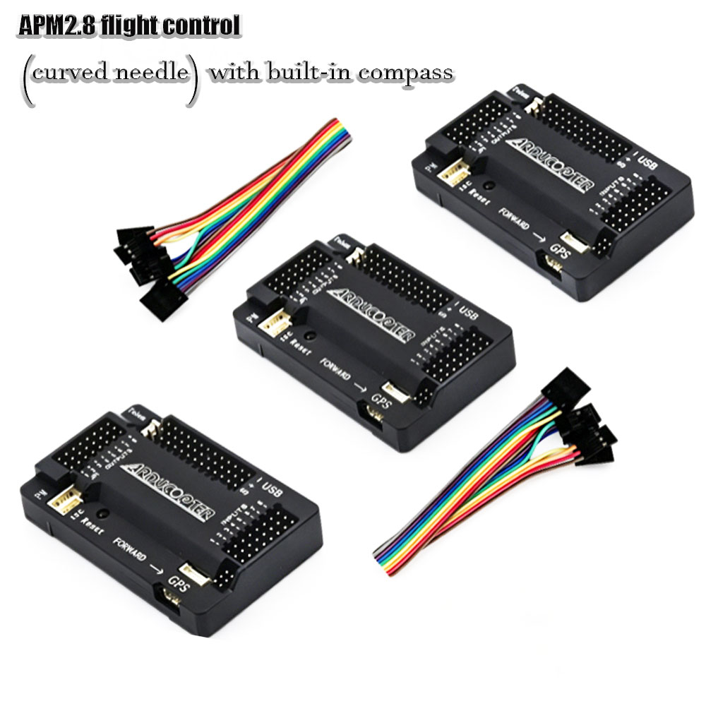 Drone Flight Controller - APM 2.8 บอร์ดควบคุมการบิน โมดูลเข็มทิศในตัวสำหรับโดรนมัลติโรเตอร์ RC FPV