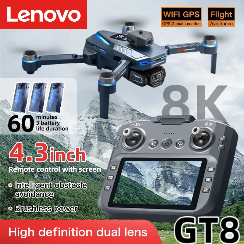 Drone Gps Mount - โดรน Lenovo GT8 8K ระดับมืออาชีพ กล้องคู่