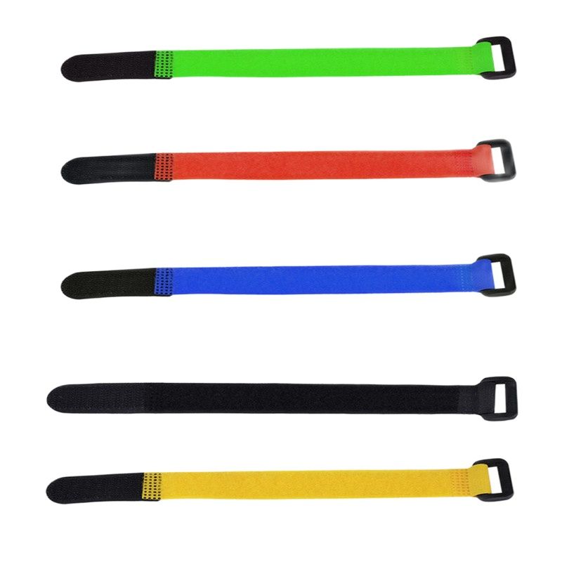 Drone Battery Strap - สายรัดแบตเตอรี่20*300มม. สายรัดไนลอนแบบนำกลับมาใช้ใหม่ได้คุณภาพสูงสำหรับเฮลิคอปเตอร์โดรนอาร์ซีคอปเตอร์สี่ใบพัด10ชิ้น