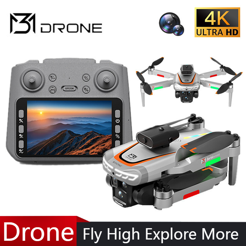Drone Gimbal - M3 Professional Drone 4K HDถ่ายภาพทางอากาศหน้าจอ 4.3