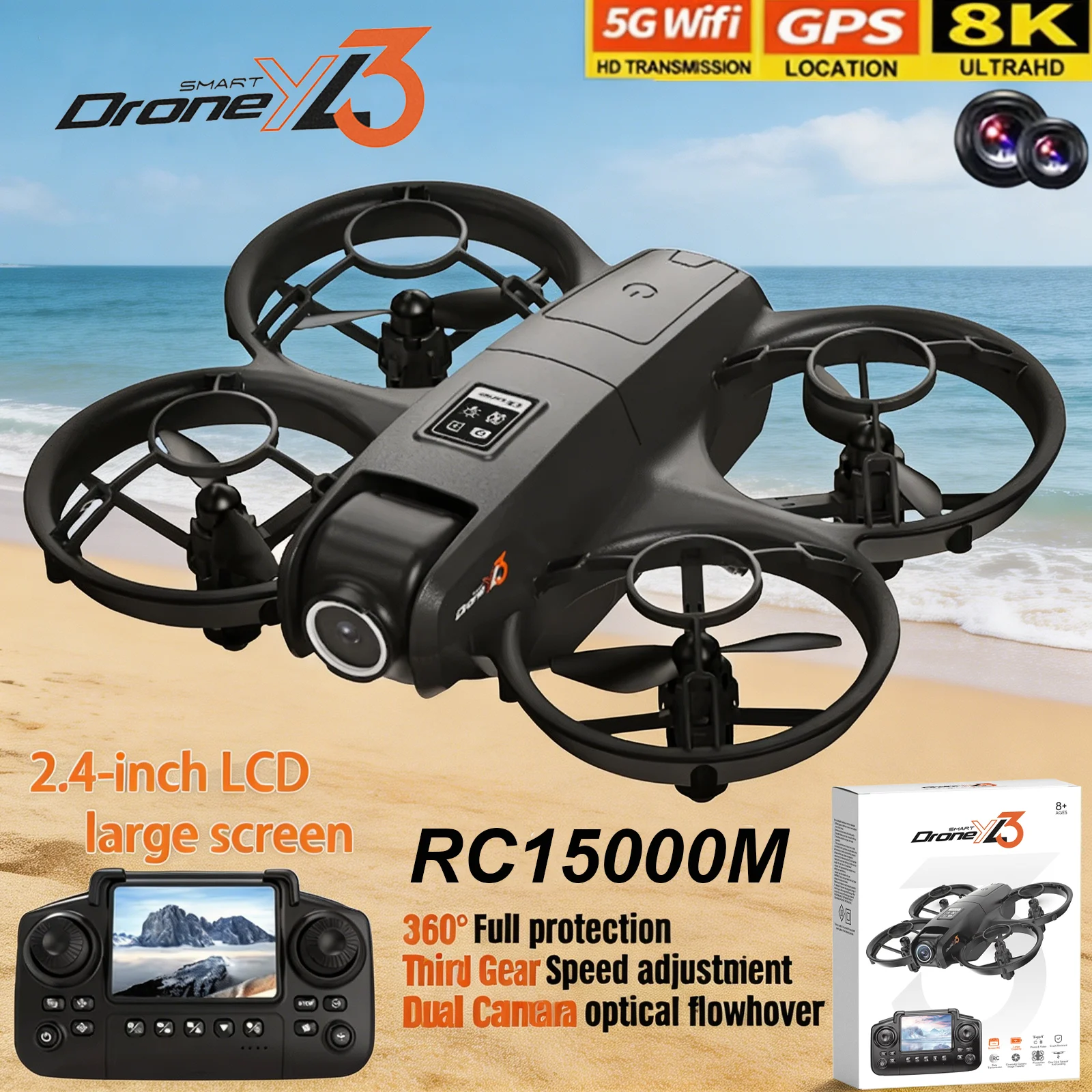 Drone Gps Mount - โดรน YL3 RC รุ่นใหม่ 8K 1080P