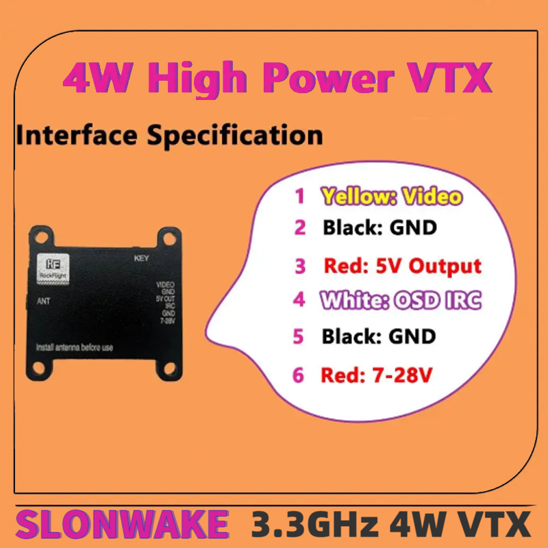 เครื่องส่งสัญญาณวิดีโอ SLONWAK - Drone Receiver บทวิจารณ์และราคา