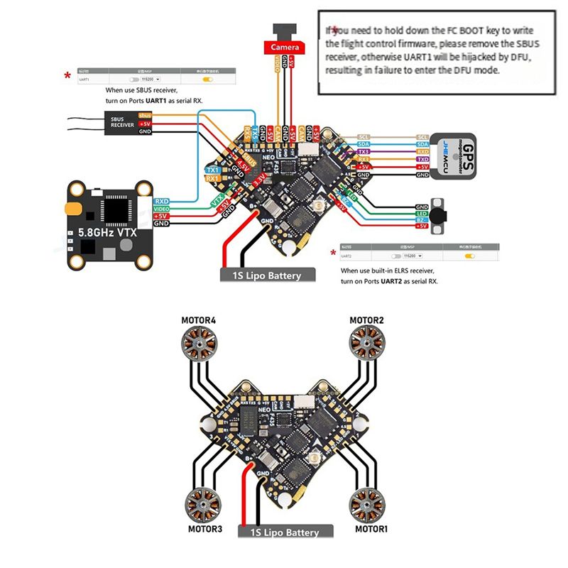 FBIL-F435 NEO 1S AIO ตัวควบคุม - Drone Esc บทวิจารณ์และราคา