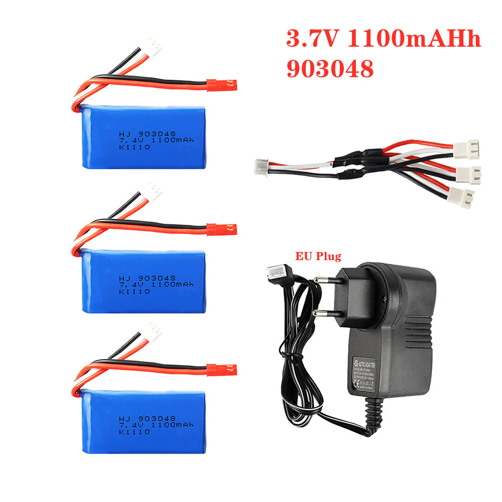 1-5ชิ้น7.4โวลต์1100มิลลิแอมป์9 - Drone Charger บทวิจารณ์และราคา