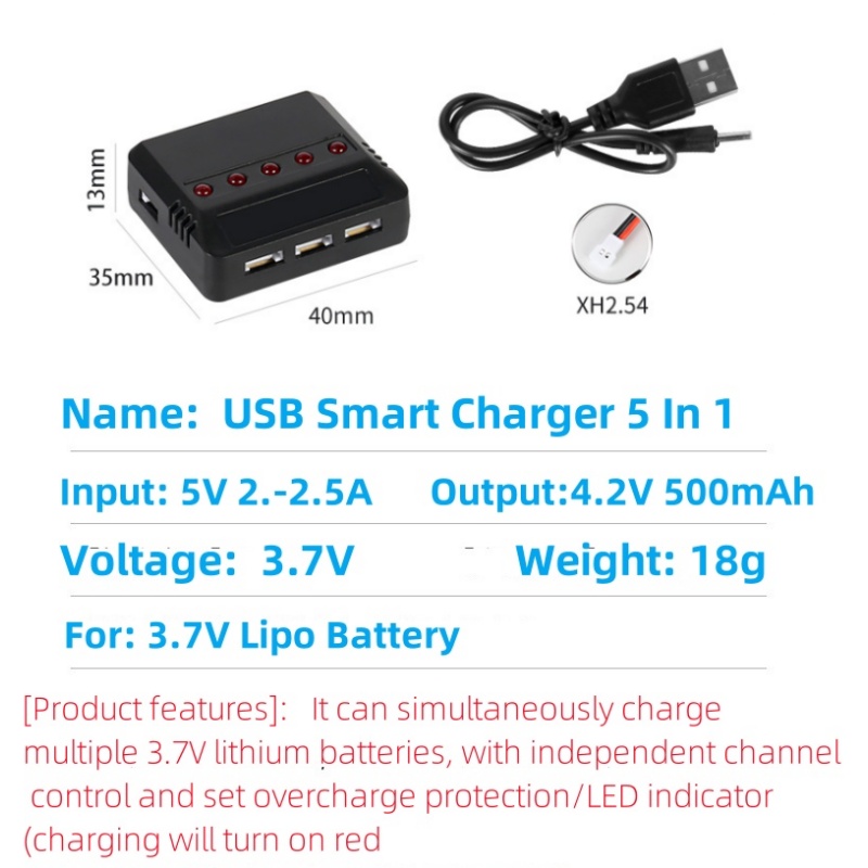 Syma X5HW X5HC X5C X5SW 3.7V 5 - Drone Charger บทวิจารณ์และราคา