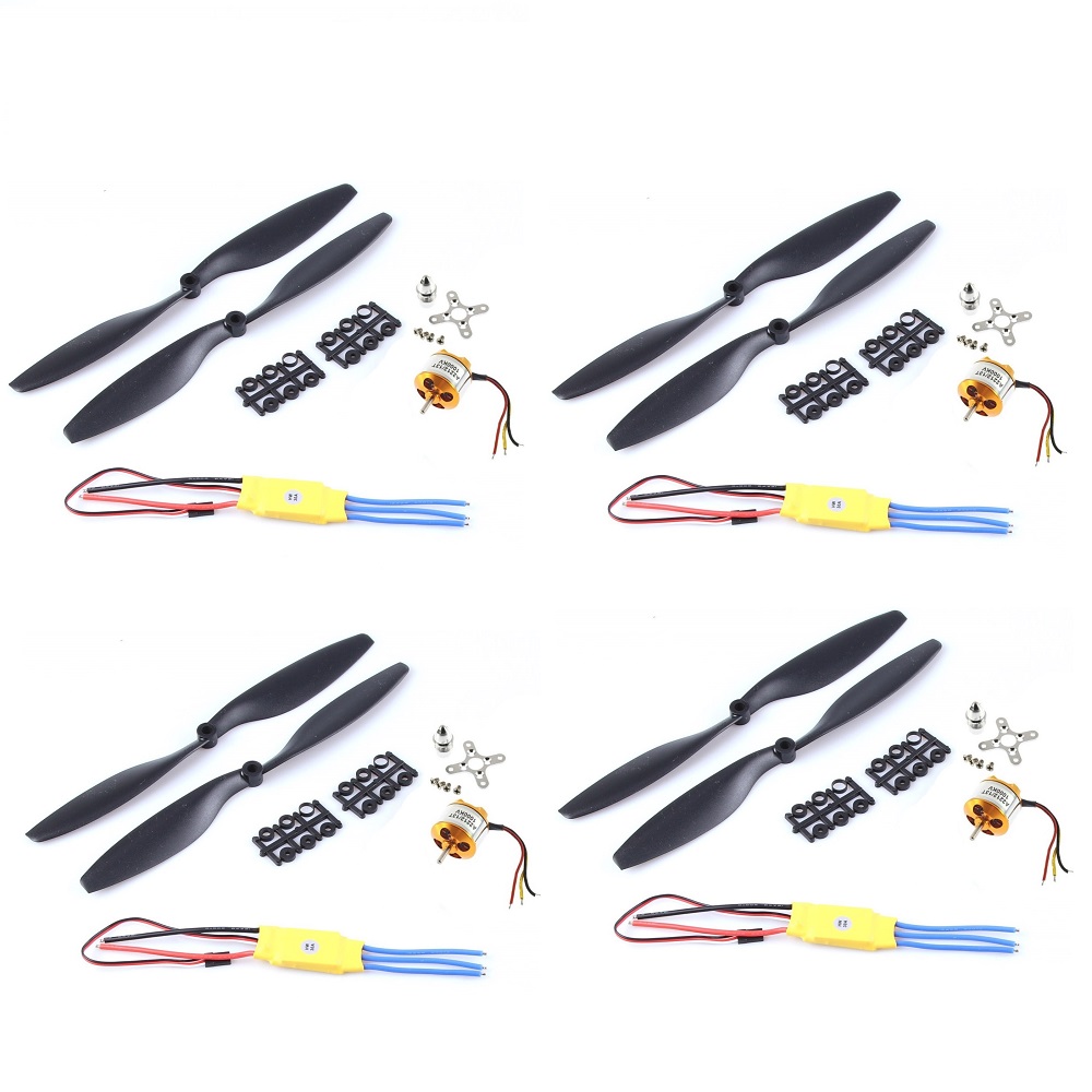 4 เซ็ต/ล็อต A2212 1000KV 1400K - Drone Power Distribution Board บทวิจารณ์และราคา