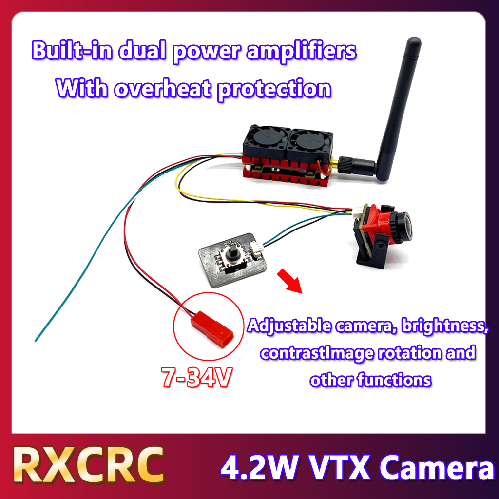 RXCRC 5.8G 48CH 4.2W VTX เครื่ - Drone Receiver บทวิจารณ์และราคา