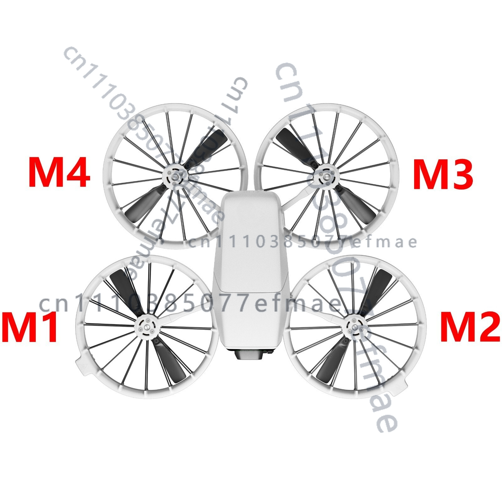 1 ชิ้นสำหรับ DJI Flip M2 ใบพัด - Drone Propeller Guard บทวิจารณ์และราคา