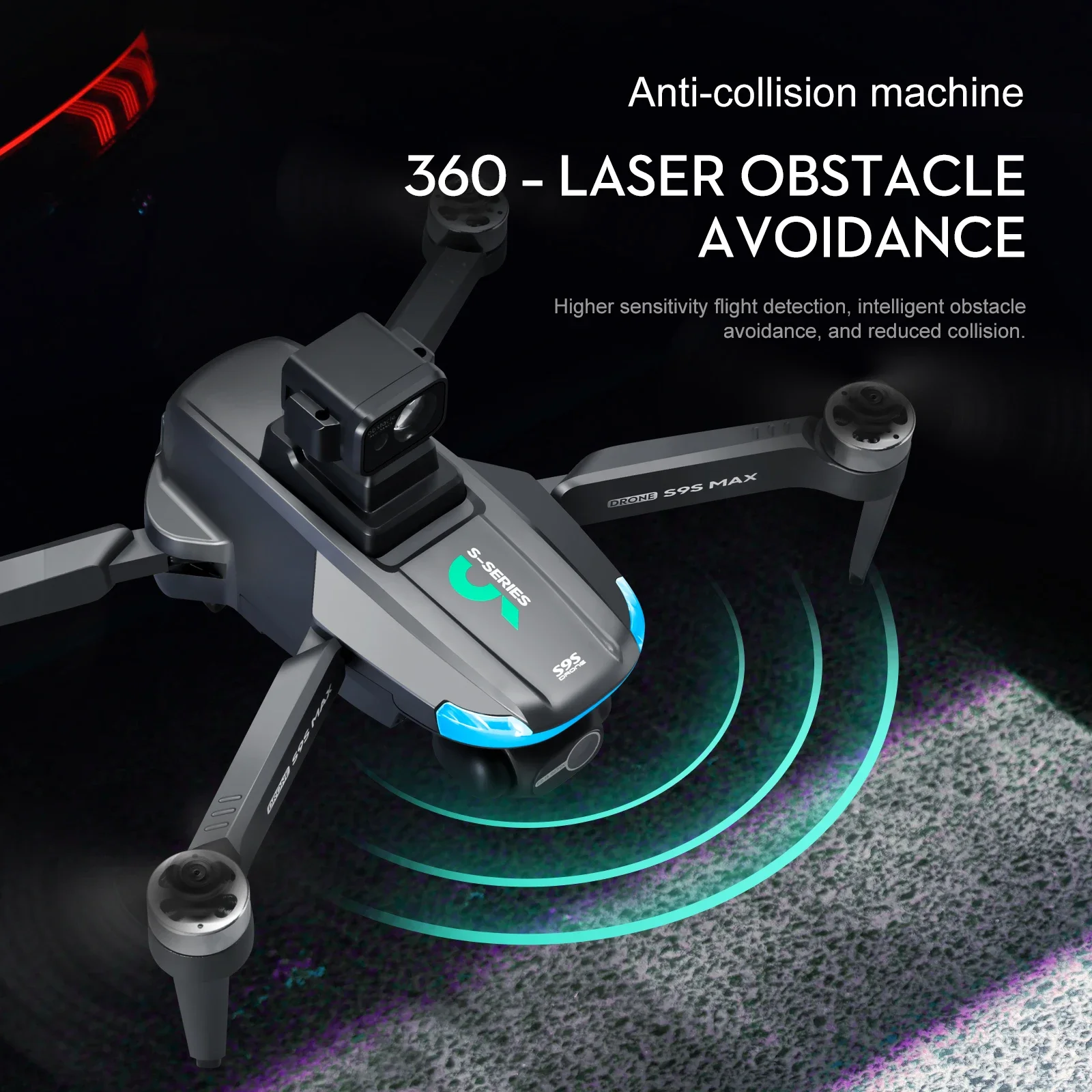 ใหม่S9S MAX MINI Drone 4K 2 แก - Drone Gps Mount บทวิจารณ์และราคา