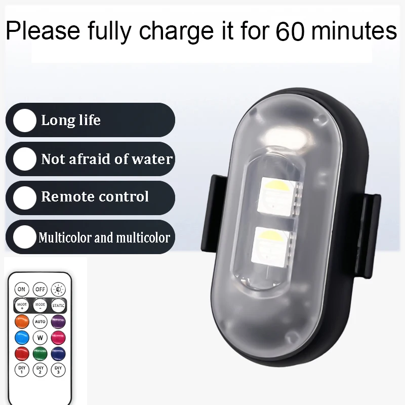 ไฟแฟลชรถยนต์ LED ควบคุมระยะไกล - Drone Led Light บทวิจารณ์และราคา