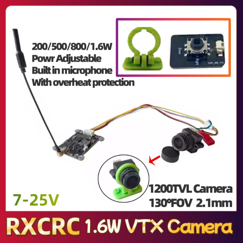 โมดูล RXCRC 5.8G 48CH 1.6W VTX - Drone Frame บทวิจารณ์และราคา