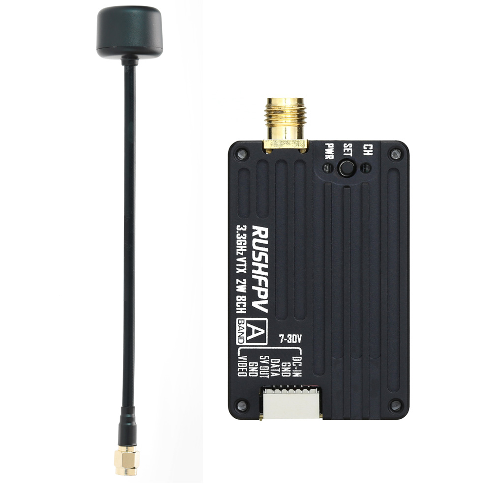 RUSHFPV 3.3G 2W VTX เครื่องส่ง - Drone Antenna บทวิจารณ์และราคา
