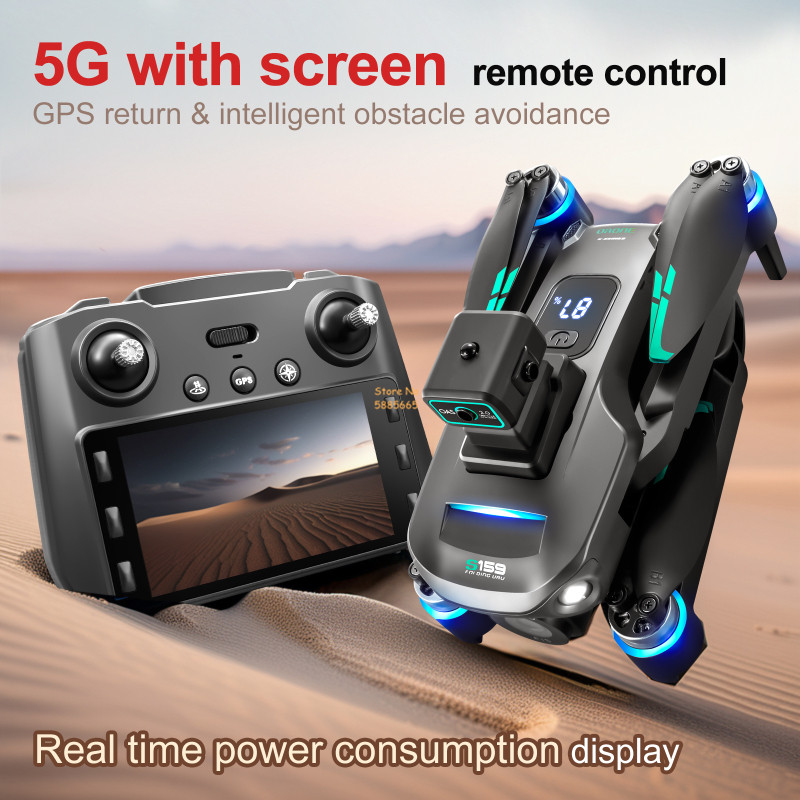 8K กล้องคู่ 5G WIFI FPV รีโมทค - Drone Gps Module บทวิจารณ์และราคา