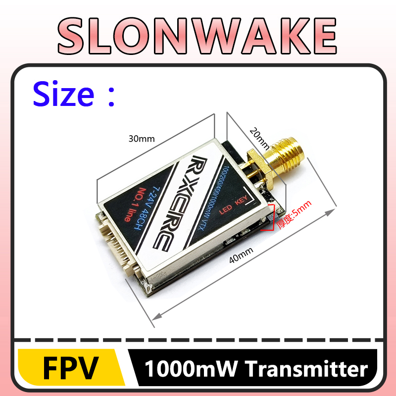 SLONWAKE 5.8G 48CH 1W VTX 100/ - Drone Frame บทวิจารณ์และราคา