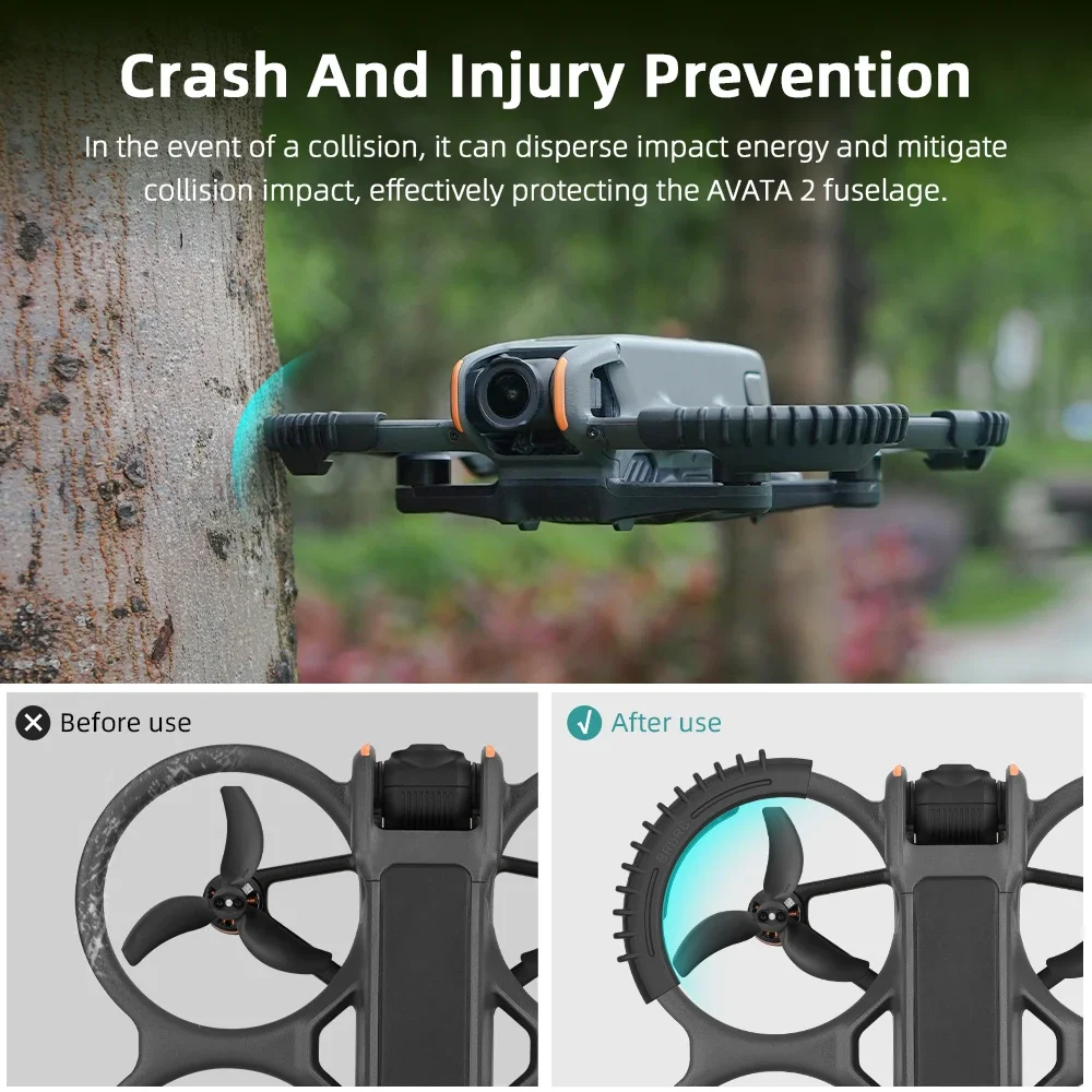 BRDRC น้ําหนักเบาใบพัด GUARD ก - Drone Propeller Guard บทวิจารณ์และราคา