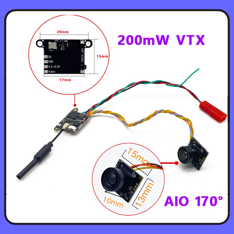 SLONWAKE 5.8G 1200TVL กล้อง FP - Drone Frame บทวิจารณ์และราคา