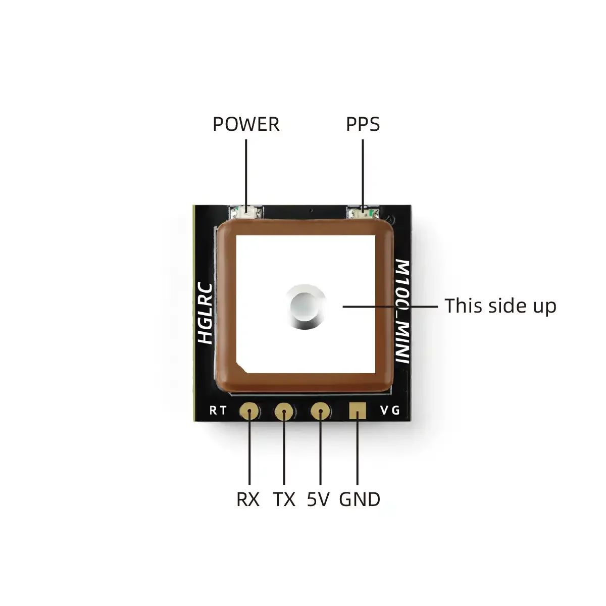 HGLRC M100 มินิ GPS โมดูล M10  - Drone Gps Module บทวิจารณ์และราคา