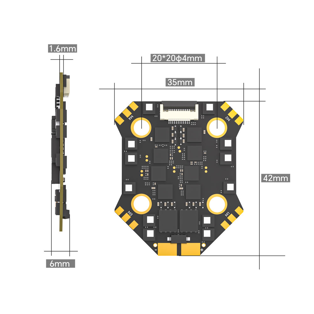 ชุดควบคุมการบิน iFlight Borg F - Drone Flight Controller บทวิจารณ์และราคา