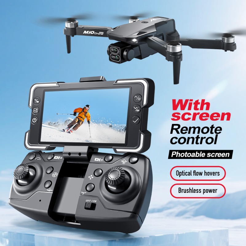 โดรนกล้อง M10 พร้อมรีโมทคอนโทร - Drone Gimbal บทวิจารณ์และราคา